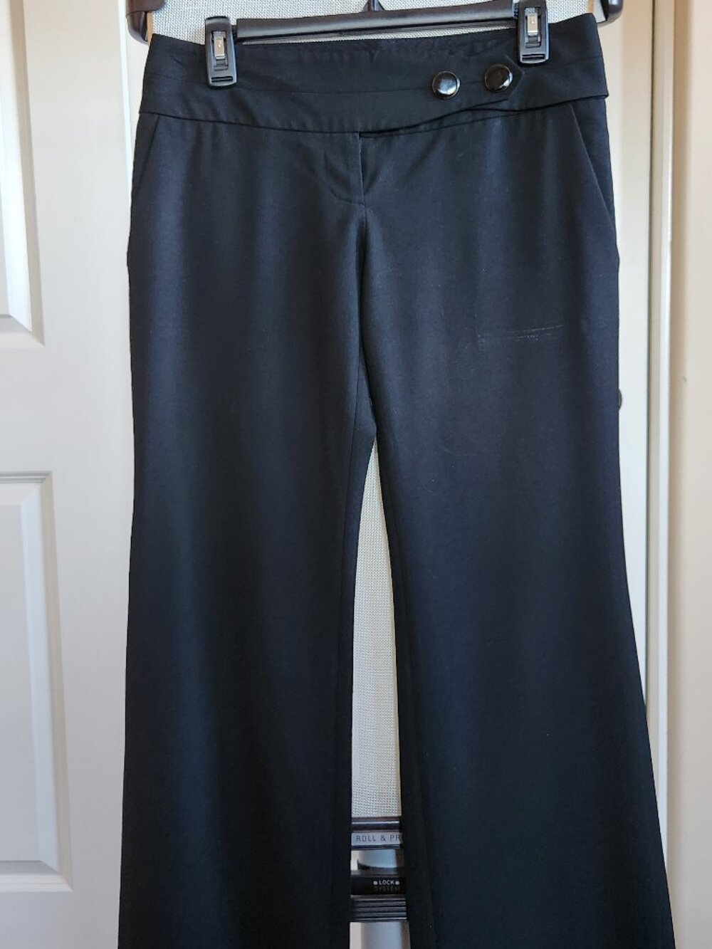 The Limited Collection Drew Fit Black Wide Leg Trousers — Size 2